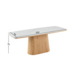 Valgomojo stalas CHASE 200x90xH76cm - Image 11