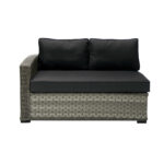 Modulinė sofa GENEVA 2 vietų, su kairiuoju porankiu, pilka - Image 3