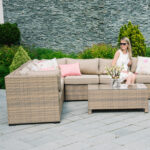 Modulinė sofa SEVILLA kampinė, cappuccino