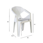 Kėdė MUZE balta