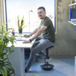 Balansinė taburetė JUST FUN pilka - Image 5