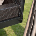 Sūpynės pavėsinė BARCELONA rudos/smėlio spalvos - Image 4