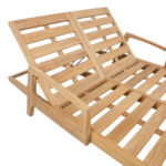 Kėdė MALDIVE 2 vietų, šviesiai ruda - Image 7