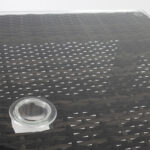 Stalas WICKER 73x73xH71cm, tamsiai rudos spalvos