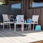 Kėdė WICKER-3 su porankiais, smėlio spalvos - Image 5