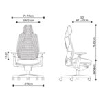 Žaidimų kėdė RONIN juoda/raudona - Image 11