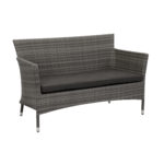 Sodo baldų komplektas WATERS stalas, sofa ir 2 kėdės, rudos spalvos - Image 7