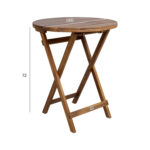 Stalas GWEN D60xH72cm, akacija