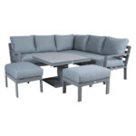 Sodo baldų komplektas RIO 4 dalių, pilkšvai smėlio spalvos - Image 2