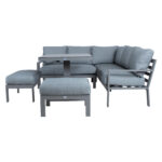 Sodo baldų komplektas RIO 4 dalių, pilkšvai smėlio spalvos - Image 3