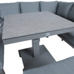 Sodo baldų komplektas RIO 4 dalių, pilkšvai smėlio spalvos - Image 5