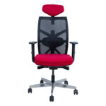 Darbo kėdė TUNE tamsiai raudona/juoda - Image 3