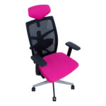 Darbo kėdė TUNE rožinė/juoda - Image 5