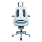 Darbo kėdė WAU teal blue/white - Image 4