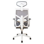 Darbo kėdė TUNE pilka su baltu rėmu - Image 4