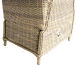 Sodo baldų komplektas BASEL stalas, sofa, 2 kėdės, 2 pufai - Image 5