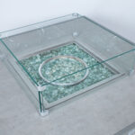 Sodo stalas - dujinis židinys RIO, pilkšvai smėlio spalvos - Image 6