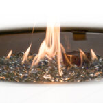 Sodo stalas - dujinis židinys RIO, pilkšvai smėlio spalvos - Image 7