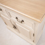 Komoda SAMIRA 85x39xH82cm, antikinė balta - Image 8