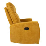 Kėdė EDDY su supamuoju ir sukamuoju rankiniu mechanizmu, geltona - Image 4