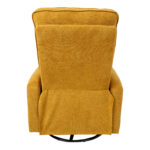 Kėdė EDDY su supamuoju ir sukamuoju rankiniu mechanizmu, geltona - Image 5