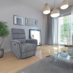 Atlenkiamasis fotelis BARCLAY atlenkiamasis fotelis, pilkas - Image 11