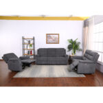 MIMI 2 vietų sofa su elektriniu mechanizmu, pilka - Image 8