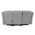 MIMI 3 vietų sofa su elektriniu mechanizmu, šviesiai pilka - Image 4
