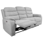 MIMI 3 vietų sofa su elektriniu mechanizmu, šviesiai pilka - Image 9