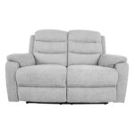 MIMI 2-vietė sofa su atlošiama atkalte, elektrinė, sidabriškai pilka - Image 3