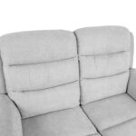 MIMI 2-vietė sofa su atlošiama atkalte, elektrinė, sidabriškai pilka - Image 5