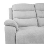 MIMI 2-vietė sofa su atlošiama atkalte, elektrinė, sidabriškai pilka - Image 7