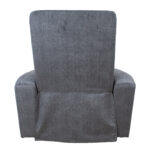 Elektrinis fotelis GASTON, pilkas aksomas - Image 5