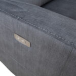 Elektrinis fotelis GASTON, pilkas aksomas - Image 8