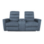 GASTON 2 vietų sofa su elektriniu mechanizmu, mėlyna - Image 3