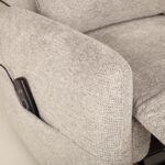 Kėdė KATY su elektriniu mechanizmu ir masažo funkcija, pilka - Image 7