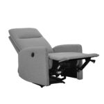 Elektrinis fotelis KATY, šviesiai pilkos spalvos - Image 3