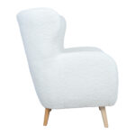 Fotelis ELISA šiltai baltas - Image 3