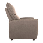 Atlošiamasis fotelis ZAC su stumdomu atlošo mechanizmu, smėlio spalvos - Image 4