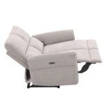 DAMIKA 2-vietė sofa su elektriniu mechanizmu, pilka - Image 4