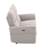DAMIKA 2-vietė sofa su elektriniu mechanizmu, pilka - Image 5