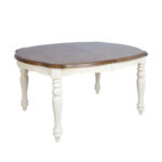 Valgomojo stalas LILY 137/182×106,5xH76cm, ąžuolas - Image 2