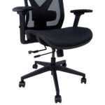 Darbo kėdė MIKE juoda tinklelio - Image 7