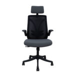 Darbo kėdė TANDY pilka / juoda - Image 2