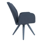 Kėdė COLUMBUS sukamoji, tamsiai pilka - Image 3