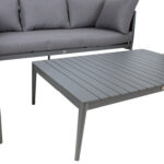 Sodo baldų komplektas BREMEN stalas, sofa, 2 kėdės, pilkos spalvos - Image 7