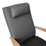 Supamasis krėslas VENLA tamsiai pilkas - Image 6