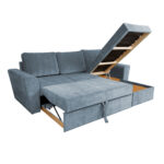 Kampinė sofa lova INGMAR jūros mėlyna - Image 2