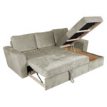 Kampinė sofa lova INGMAR beige - Image 2