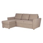 Kampinė sofa-lova INGA smėlio spalvos - Image 11